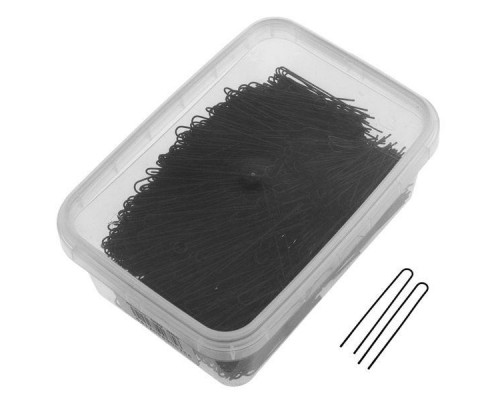 Шпильки прямые чёрные 45мм (500грамм в упаковке)